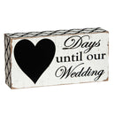Days Until Our Wedding Chalkboard Plock
