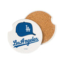 Los Angeles Dodgers Car Coaster Set, 2pc