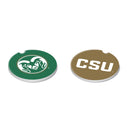 Colorado State University Car Coaster Set, 2pc