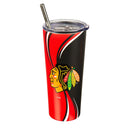 Stainless Steel Tumbler, 20oz, Chicago Blackhawks