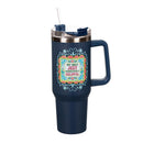 Not Bossy Canyon Cup, Double Wall Stainless Steel w/ Straw, 40oz, Gift Box