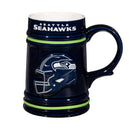 Seattle Seahawks Ceramic Stein Cup, 24oz