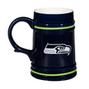 Seattle Seahawks Ceramic Stein Cup, 24oz