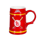St Louis Cardinals Ceramic Stein Cup, 24oz