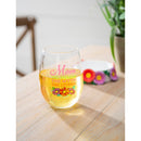 17 oz Wine Glass with Coaster, Mom, Woman, Myth Legend