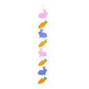 Happy Easter Bunny and Carrot Hanging Tree Décor