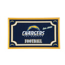Embossed Door Mat, Los Angeles Chargers
