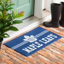 Embossed Mat, Cross Hatch, Toronto Maple Leafs