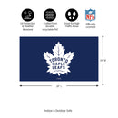 Full Color PVC Mat, 16" x 28", Toronto Maple Leafs