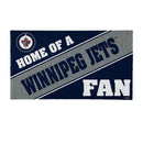 Winnipeg Jets, PVC Mat COLOR, Home of a Fan