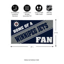 Winnipeg Jets, PVC Mat COLOR, Home of a Fan