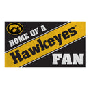 University of Iowa, PVC Mat COLOR, Home of a Fan