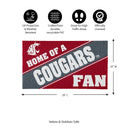 Washington State University, PVC Mat COLOR, Home of a Fan