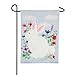 Fuzzy Bunny Garden Linen Flag