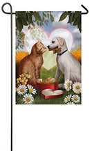 FOR MY VALENTINE Garden Suede Flag