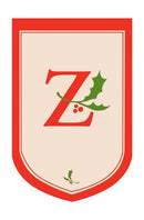 Flag,Applique,Gar,Holiday Monogram Z