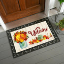 Fall Mums Floral Mason Jar Sassafras Estate Switch Mat