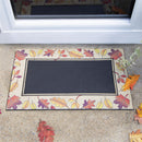 Fall Leaves Flocked Sassafras Mat Tray