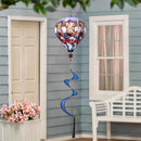 Patriotic Highland Cow Balloon Spinner