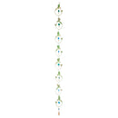 70"H Hummingbird Circles with Bead Accents Rain Chain