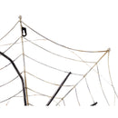28" LED Battery Operated Spider Web Metal Decor,47m3453