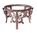 Gazing Ball Hardware Stand, Butterfly Adorned,47m404