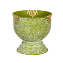 Metal Planter with Woven Accent, Asst of 2