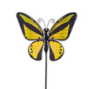 36"H Glass Garden Stake,  Butterfly
