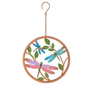 Pollinator Garden D√©cor, Rustic Friends Hand Painted Outdoor Hanging D√©cor, 10"D, Set of 2