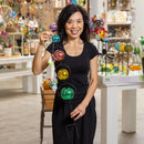 Palm Beach Garden Stake, Shatter Proof Rainbow Orb, 30"