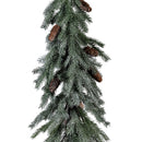 VivaStyle Tree, Indoor/Outdoor Artificial Pine Tree in Burlap Sack, Set of 2