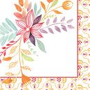Paper Cocktail Napkin, 20 count, Watercolor Floral