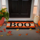 Indoor Outdoor Hooked Rug with Lurex "Boo" 24"x42"