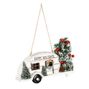 Hanging Christmas Camper Wall Décor, Asst of 2