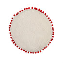 15" x 15" Peppermint Shaped Pillow