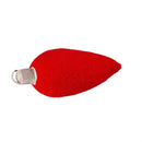 7.5" x 20.5" Shaped Pillow, Christmas Bulb