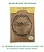 Garden Burlap Teal Monogram E Flag