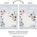 Fuzzy Bunny Garden Linen Flag
