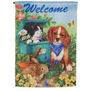 Precious Pets Garden Suede Flag