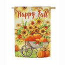 Cornucopia Garden Linen Flag