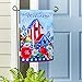 Stars and Stripes Birdhouse Garden Suede Flag