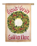 Flag, Sub, Gar, Friends & Family Gather Here, Evergreen Suede