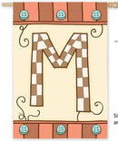 Flag, Gar, Glow-in-the-dark, Mix & Match Monogram "M"
