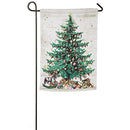 O Christmas Tree Garden Suede Flag