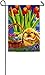 Tulips and Bunny Garden Satin Flag