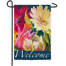 Floral Fanfare Garden Suede Flag