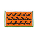 Indoor/Outdoor Halloween Bats Hooked Polypropylene Accent Rug 24"x42"