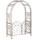 Leaves and Birds Arbor with Gate