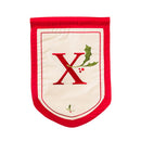 Flag,Applique,Gar,Holiday Monogram X