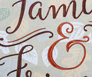 Gather Here Garden Linen Flag